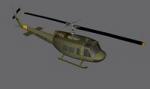 FSX UH-1D Static Helicopter Scenery Object
